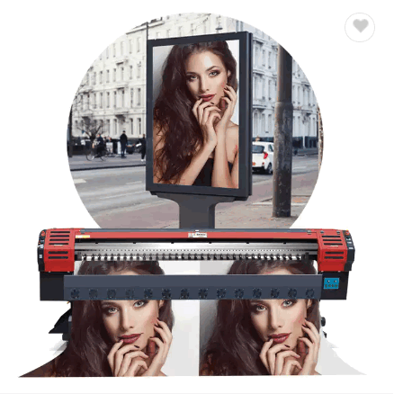 Roll to Roll Poster digital flex banner printing material Konica 512i printer / 1