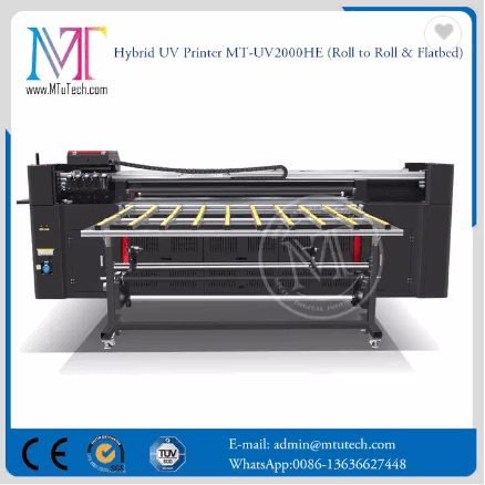 Lifelong Technology Support 2000mm Hybrid UV Printer Machine Canvas Printing Machine / 2