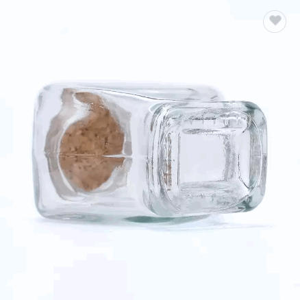 Empty 50ml 70ml 2oz Heart Shape Clear Glass Vial Bottle pendant Wishing glass bottle with cork stopp / 6
