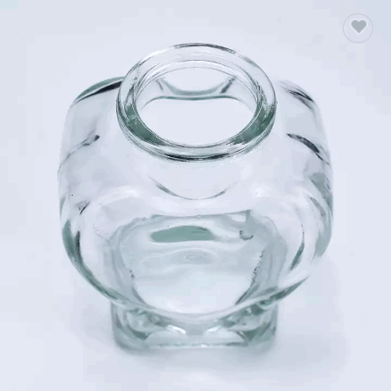 Empty 50ml 70ml 2oz Heart Shape Clear Glass Vial Bottle pendant Wishing glass bottle with cork stopp / 5