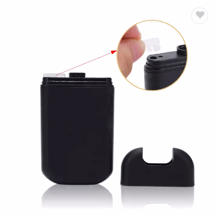 Empty 20ml 30ml U shape Plastic Credit Card Type Refillable Perfume Spray Disinfectant Hand Sanitize / 1