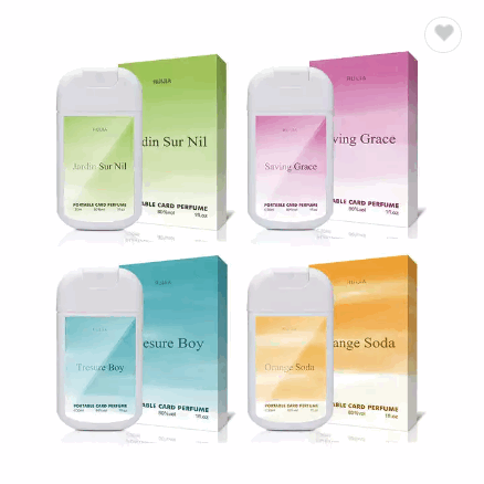 Empty 20ml 30ml U shape Plastic Credit Card Type Refillable Perfume Spray Disinfectant Hand Sanitize / 4