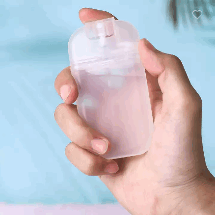 Empty 20ml 30ml U shape Plastic Credit Card Type Refillable Perfume Spray Disinfectant Hand Sanitize / 3