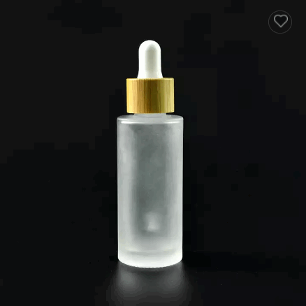 Eco friendly cosmetic containers Natural 30ml bamboo glass dropper bottle for essential oil serum / 4
