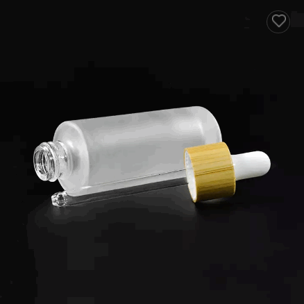 Eco friendly cosmetic containers Natural 30ml bamboo glass dropper bottle for essential oil serum / 6