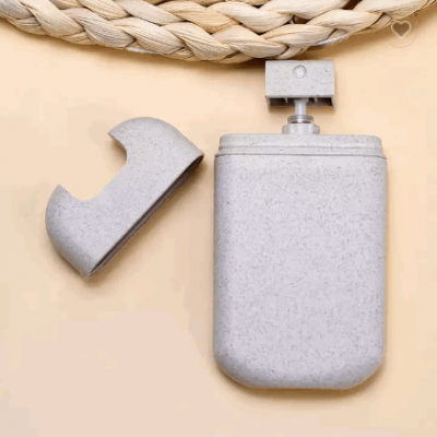 Free samples wheat biodegradable cosmetic containers Recyclable 100% straw Perfume Bottle 20ml 30ml