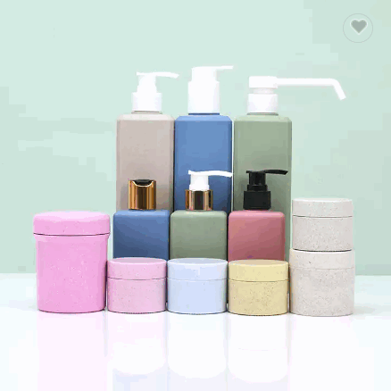 empty Shampoo and hair conditioner Bottle 30ml 100ml 250ml 300ml 400ml 500ml wheat straw plastic pum / 5