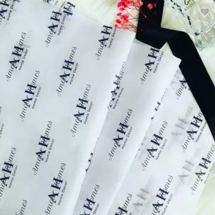 Custom Personalised Printed Logo Wrapping Gift Tissue Paper For Packaging / 3