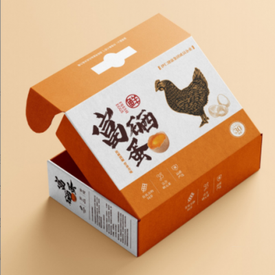 土鸡蛋包装盒印刷 手提鸡蛋礼品箱批量印刷瓦楞鸡蛋飞机盒加logo