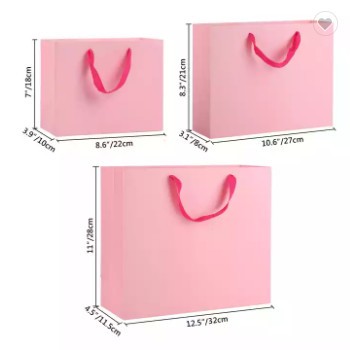 Fast Food Christmas Cardboard Shipping Logo Jewelry With Handles Gift Craft To Make Luxury Paper Bag / 1