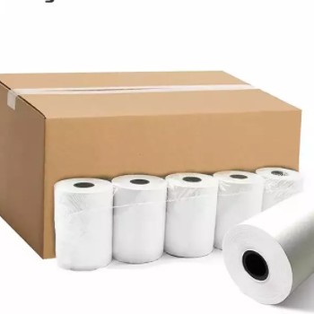 Factory Wholesale 2 1/4 inch 17inch x 22inch 50 feet Cash Register POS Receipt Paper for Credit Card / 2