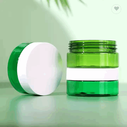 Sustainable Recycled Post-consumer PRC PET Plastic Jars PET Cosmetic Jar For Face Cream CC Cream / 5