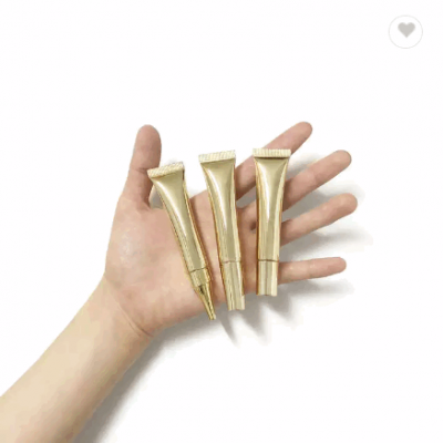 10ml 20ml Bright Gold Full Bronzing Cosmetic Tubes Packing Aluminum Plastic Material Tube Packaging