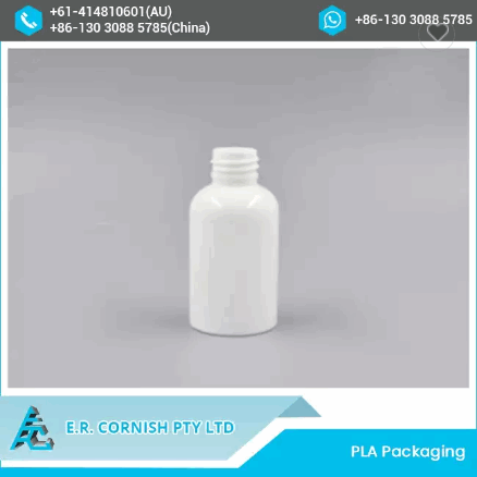 Factory Direct Biodegradable PLA Plastic Medical Spray Bottle With Bamboo Collar / 2