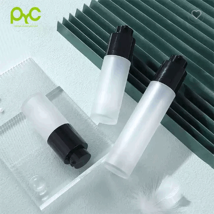 Hot Sale 15ml 30ml 50ml Orange Cap Airless PP Bottle Frosted Spray Bottle Face Wash Cream Plastic Bo / 5