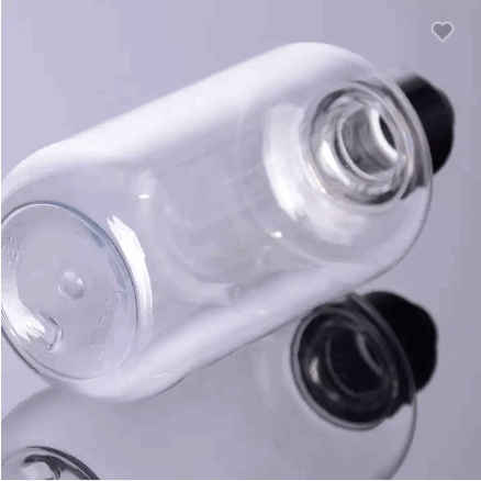 Brown Pet Pure Dew Cosmetic Lid Packaging Plastic Bottle 100ml 200ml 300ml / 3