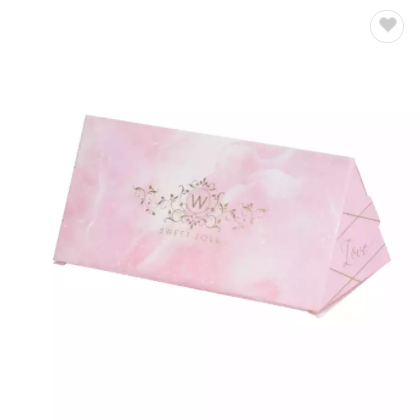 Custom Printed Small White Luxury Party Invitation Favors Sweet Packaging Candy Box With Ribbon Wedd / 1