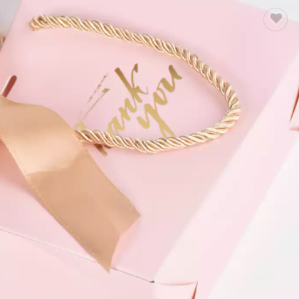 High Quality Wholesale Custom Cheap Luxury Wedding Ribbon Candy Gift Paper Favor Boxes Sweets Custom / 3