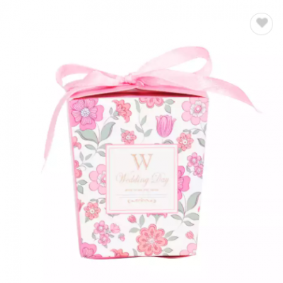 Romantic Wedding favors Decor Butterfly DIY Candy Cookie Gift Boxes Wedding Party Candy Box with Rib