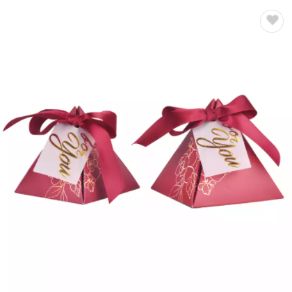 Luxury Favour Paper Candy Box Present Packaging Empty Wedding Favor Sweet Gift Box / 3