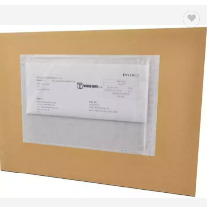 Packing List Pouches Clear Adhesive Top Loading Packing List/Shipping Label Envelopes size 180*270mm / 1