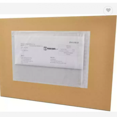 Packing List Pouches Clear Adhesive Top Loading Packing List/Shipping Label Envelopes size 180*270mm