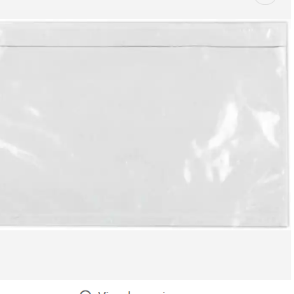 Packing List Pouches Clear Adhesive Top Loading Packing List/Shipping Label Envelopes size 180*270mm / 3