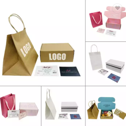 2022 Custom Logo Boite Carton Gift Mailer Paper Clothing Packaging Corrugated Cardboard Shipping Box / 2