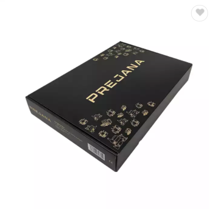 Wholesale Large Black Cardboard Paper Mailing Apparel Box Custom Logo Printed Corrugated Shipping Pa / 2