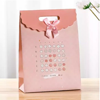 Wholesale Luxury Colored Polka Dot Printed Paper Bags With Handles for Wedding/Party/Christmas Gifts / 1