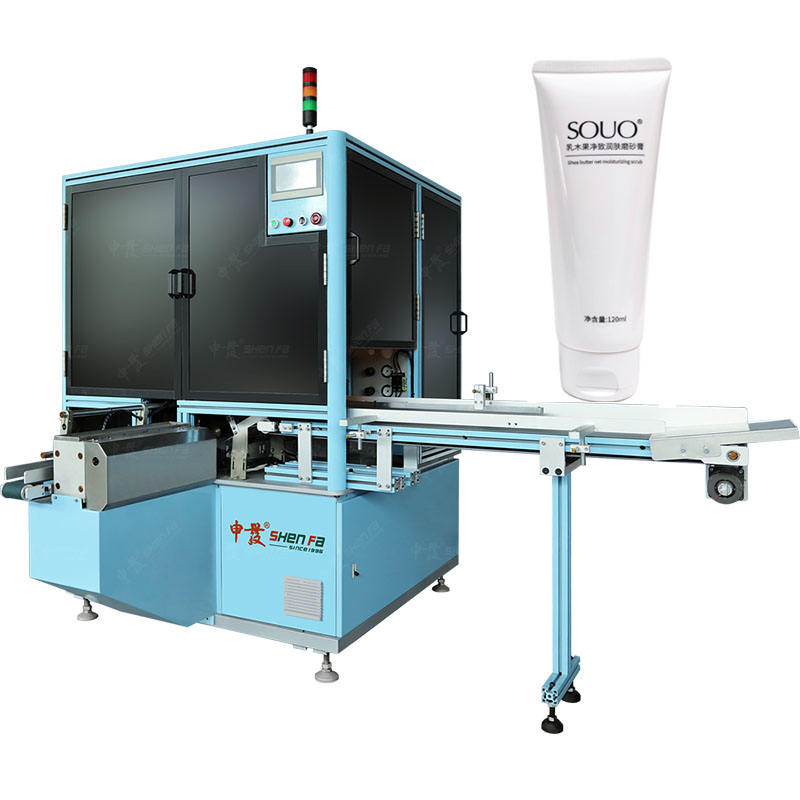 mechanical driven single color tubes screen printing machine / 1