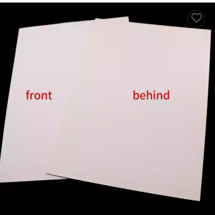 250gsm .300gsm .350gsm .400gsm white slab double paper packaging / 2