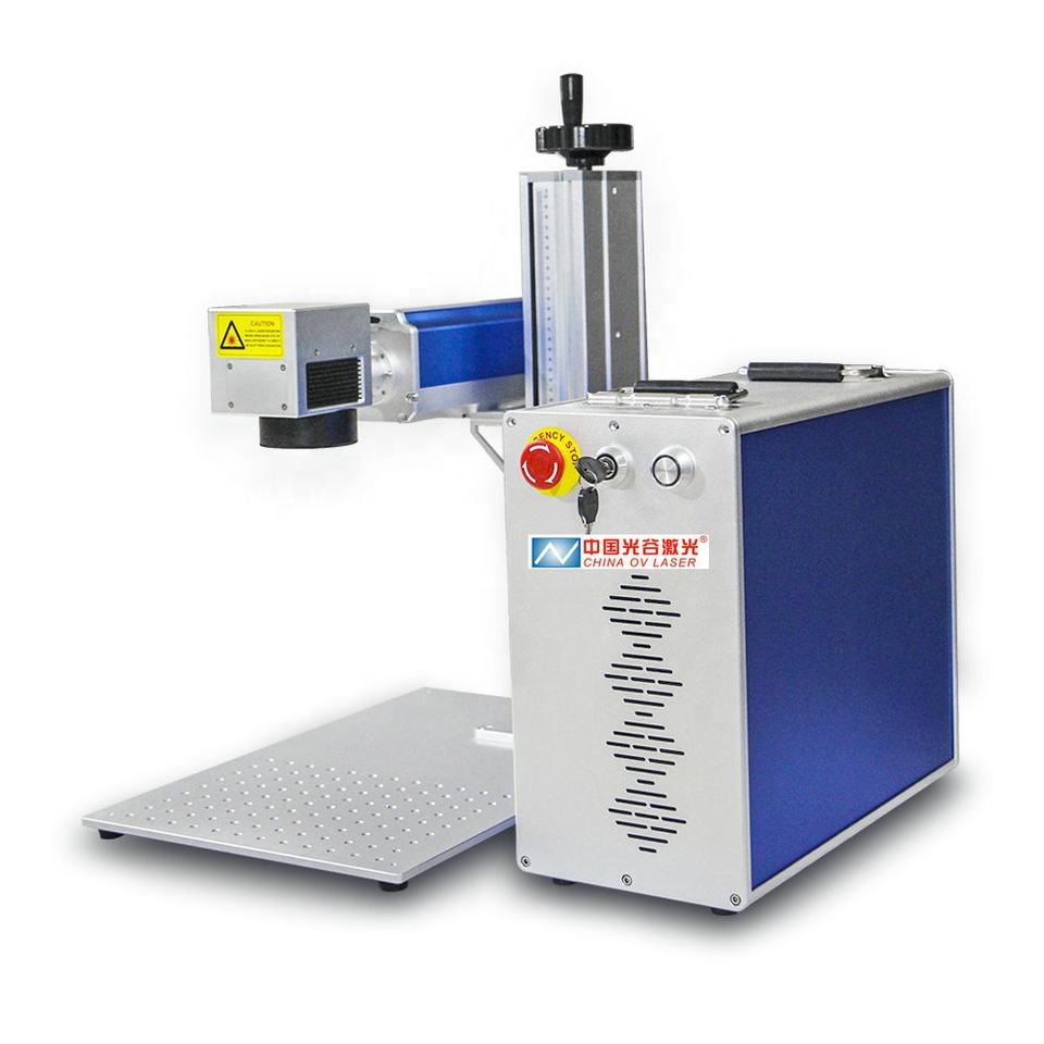 Cheap 20W 30W 50W Jpt Raycus credit cards engraving laser marking machine / metal credit card engrav / 1