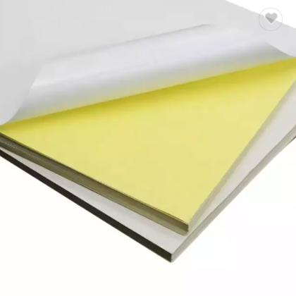 A4 Size Sticker Paper / Label Sheets / Sticky Self Adhesive Matte Surface printable in Inkjet / 3