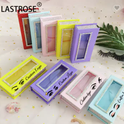 Luxury eyelashes box packaging empty lash boxes custom logo wholesale mink eyelash case packaging / 2