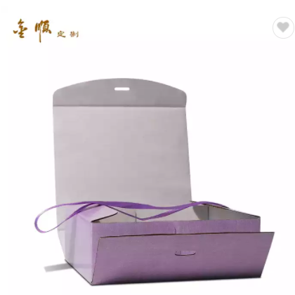 Custom logo printing perfume packaging box purple shipping corrugated cardboard mailer box for perso / 2