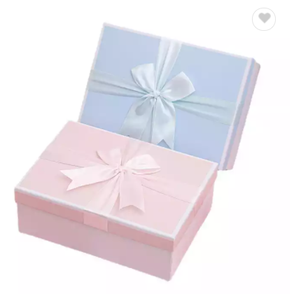 Green luxury candle gift box packaging ribboned modern novel design baby gift box / 3