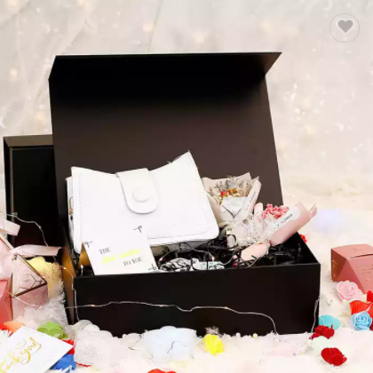 Elegant high end gift boxes jewelry lip gloss set box packaging luxury folding gift box / 3