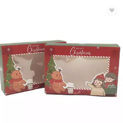 Custom luxury Christmas decoration gift paper boxes Christmas eve gift present box / 3