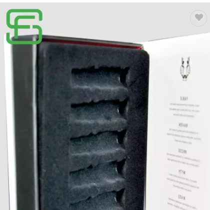 Luxury Book Shape Lipstick Make up Set Cosmeitc gift paper packaging box with Plastic Insert / 3