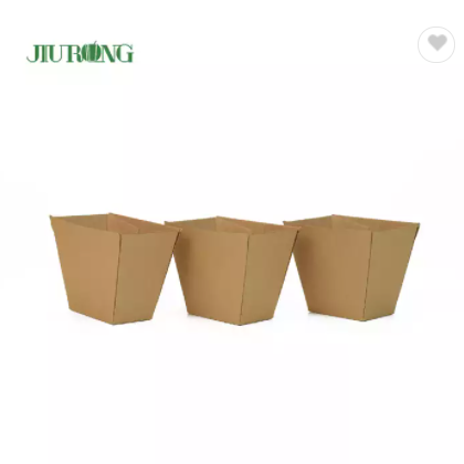 French Fries Box Fry Cup Holders Paper Popcorn Boxes Snack Kraft Paper Food Container Wedding Birthd / 2
