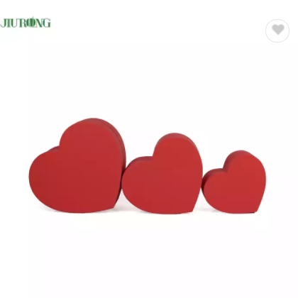 Wholesale Custom Luxury Heart Shape Kraft Paper Packaging Christmas Wedding Gift Box / 3