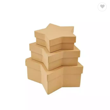 Brown fsc kraft Nesting Boxes 4mm customizable / 3
