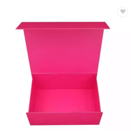 Solid Color Large Magnetic Gift Box Flat Pack Self Assemble Box / 2