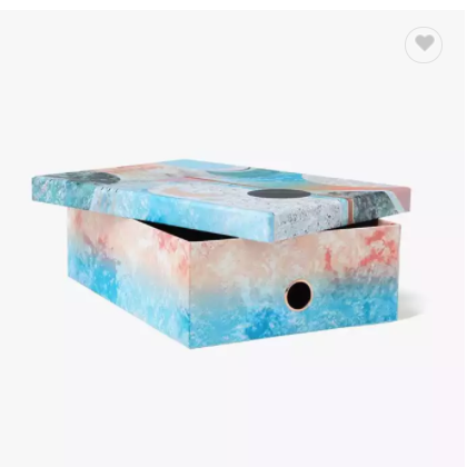 Factory customization FSC Hard Cardboard Filing Box Document Holder Stationery Box shoe box / 2