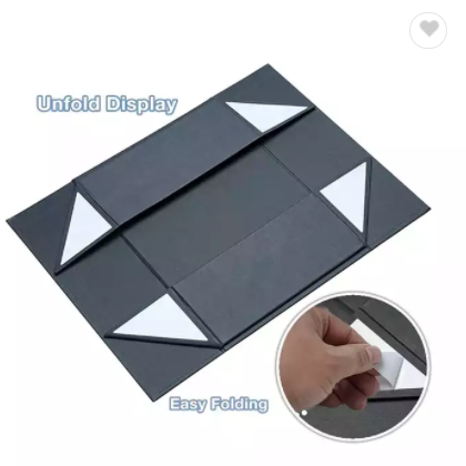 custom luxury paper magnetic gift packaging box collapsible groomsmen bridesmaid proposal box / 3