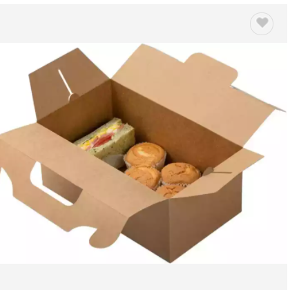High Quality Disposable Kraft Paper Box Noodle Takeaway Box Microwavable Fast Food Container / 3