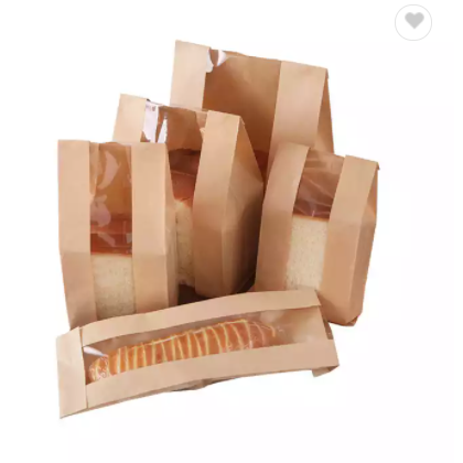 Bakery Bread Bags Gold Supplier Paper China Kraft Paper Customized Dairy Products Packaging Food Bev / 3