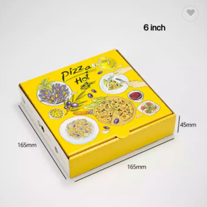 Custom Various Size Paper Boxes Pizza Personalizada Corrugated Delivery Box For Pizza / 2