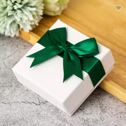 Spot wholesale Printed Paper Jewelry Packaging Boxes Gift Ring Pendant Necklace Velvet Package Custo / 3